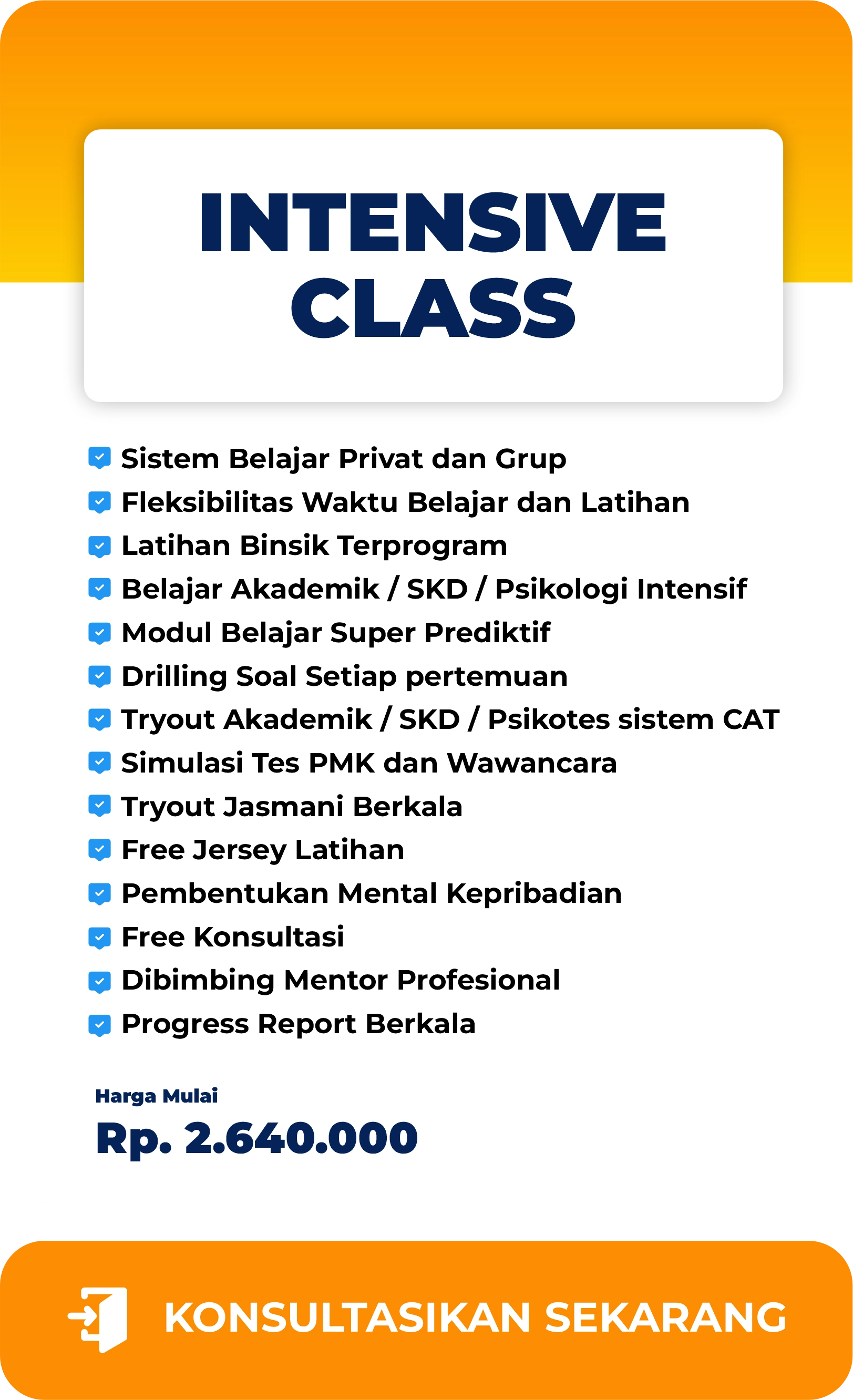Intensif Class